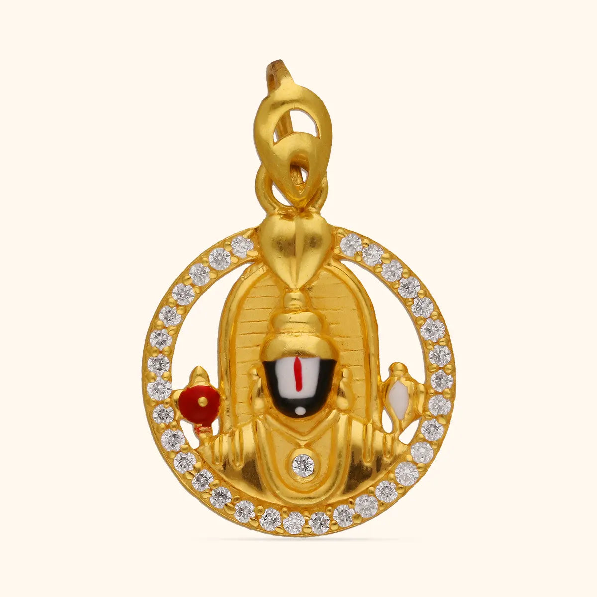 Tirupati Balaji Gold Pendant