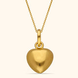 Heart Shaped Gold Pendant