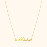 Mohshu Signature - Gold Pendant
