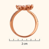 Fancy Floral Diamond Ring
