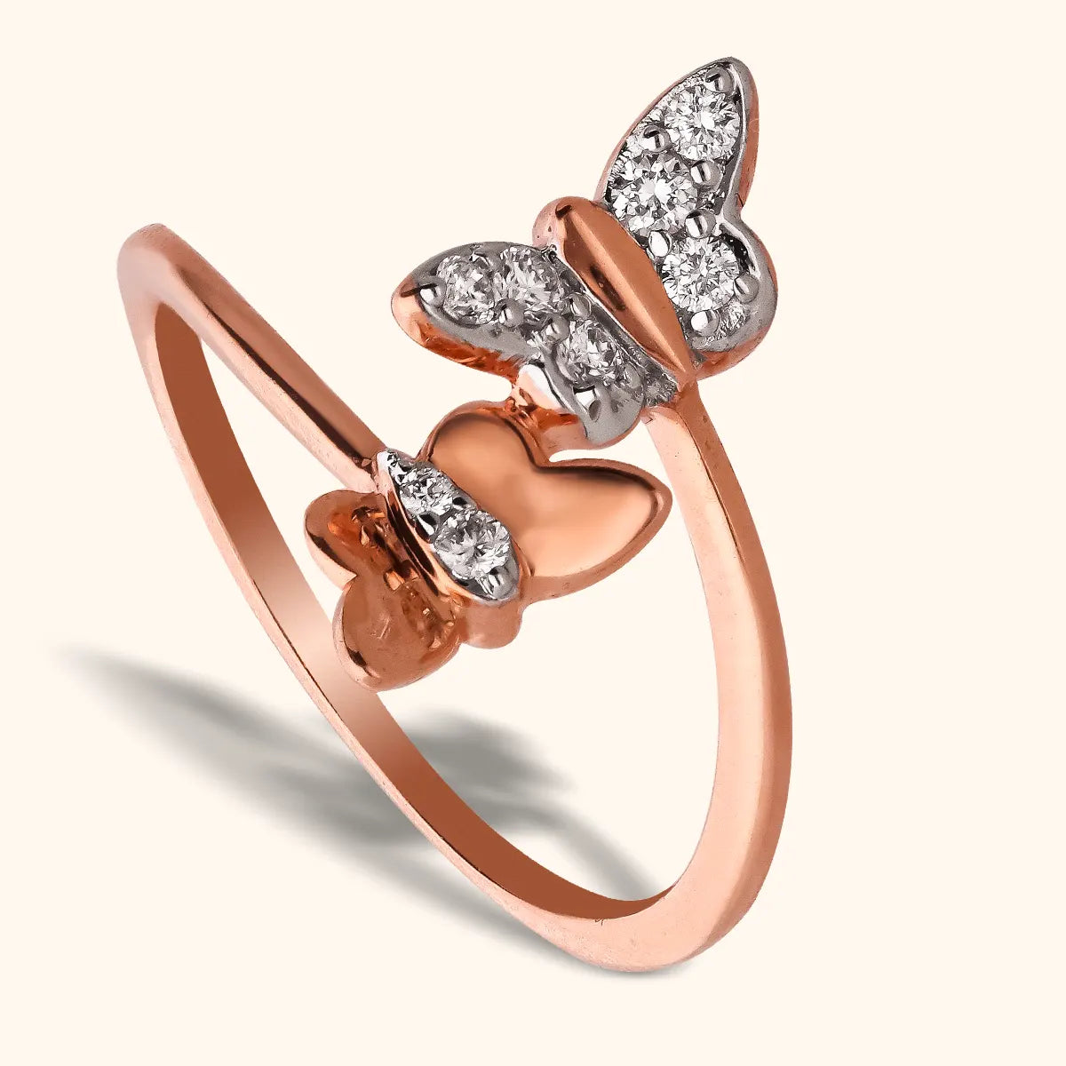 Buy PRAAVY The Joyous Gold Butterfly Ring | Shoppers Stop