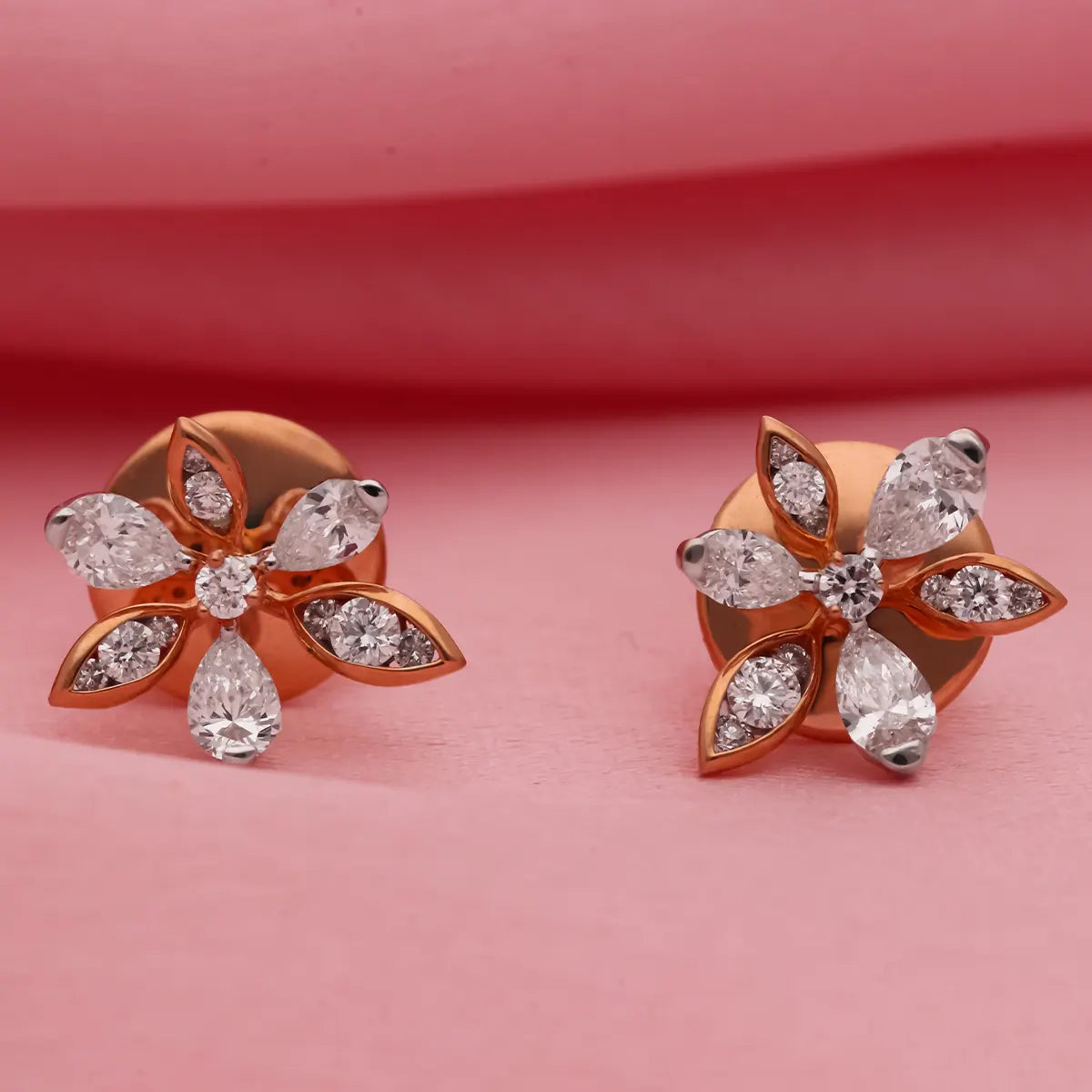 Diamond Dreams 18K Gold Earrings RANKA JEWELLERS