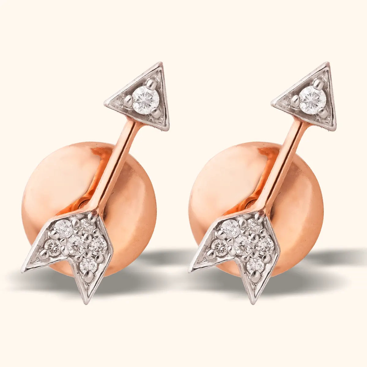 Diamond Arrow Earrings | Just Gold Jewellery Sydney
