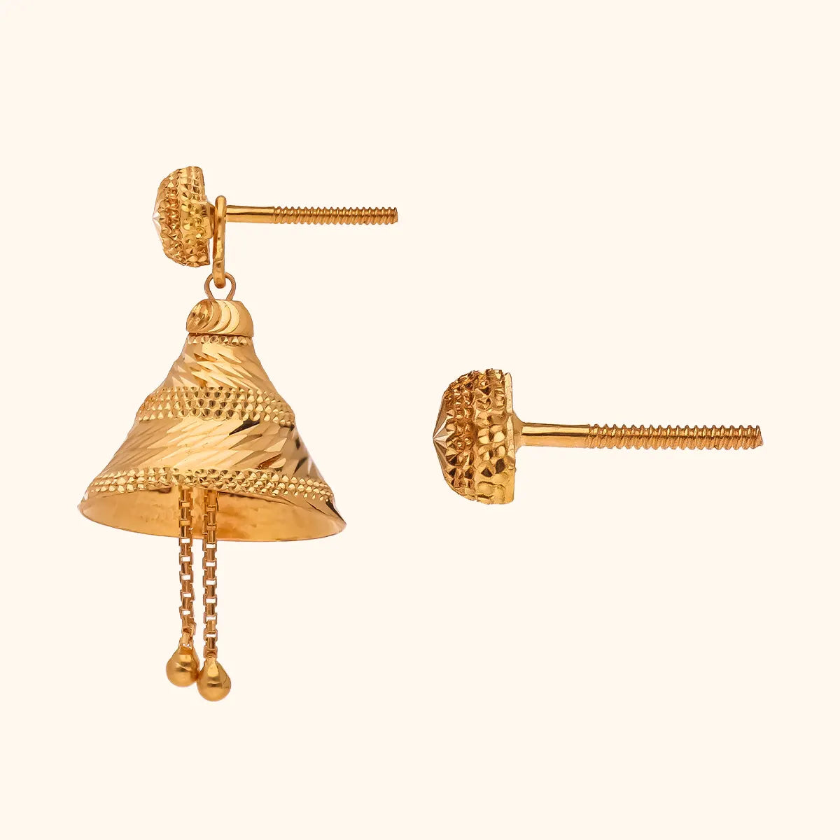 buy gold chandbali earrings online