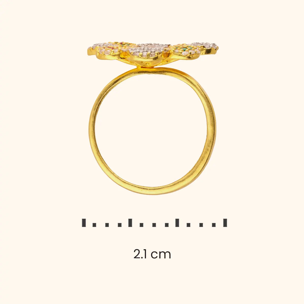 Enchanted Forest - Gold Ring