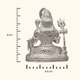 Silver Shiv Idol