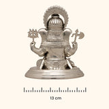Dagdusheth Silver Ganpati Murti Idol