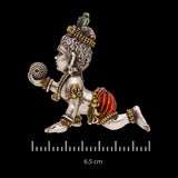 bal krishna idol silver