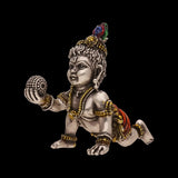 bal krishna idol silver