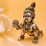 Antique Silver Baby Krishna
