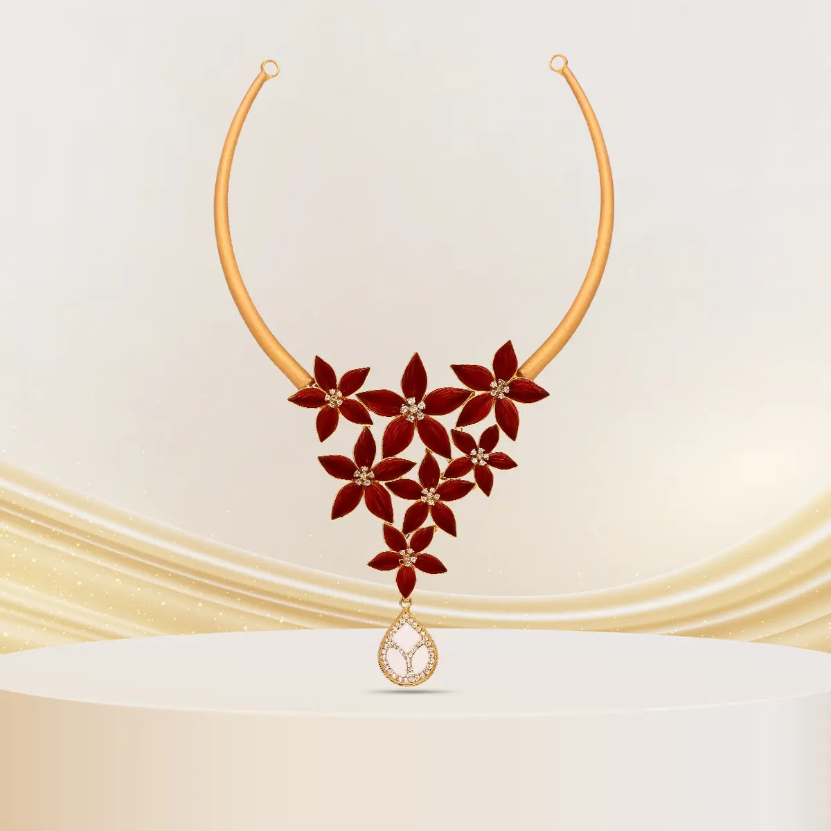 22 KT Gold Necklace RANKA JEWELLERS