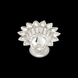 Captivating Silver Niranjan  - Silver Pooja Items / Silver Puja Samai