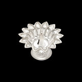 Ethereal Charm Silver Diya - Silver Pooja Items / Silver Puja Samai
