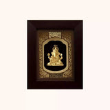 Mini Solid Carving Dagadusheth Ganesha Frame