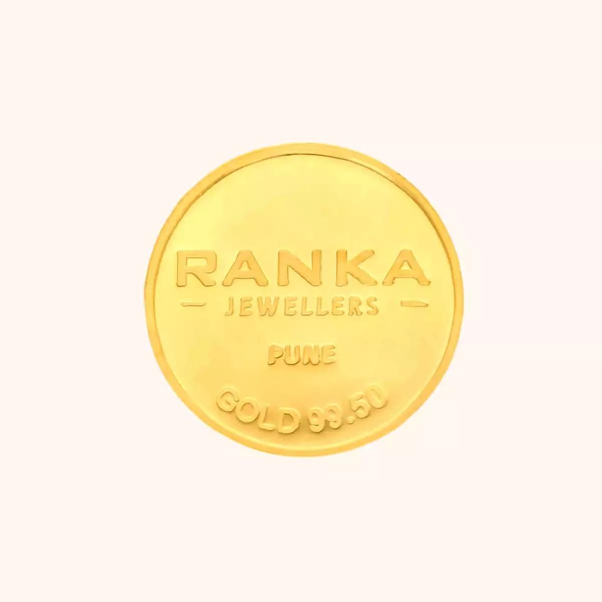 8 Gm Rose 24KT Gold Coin