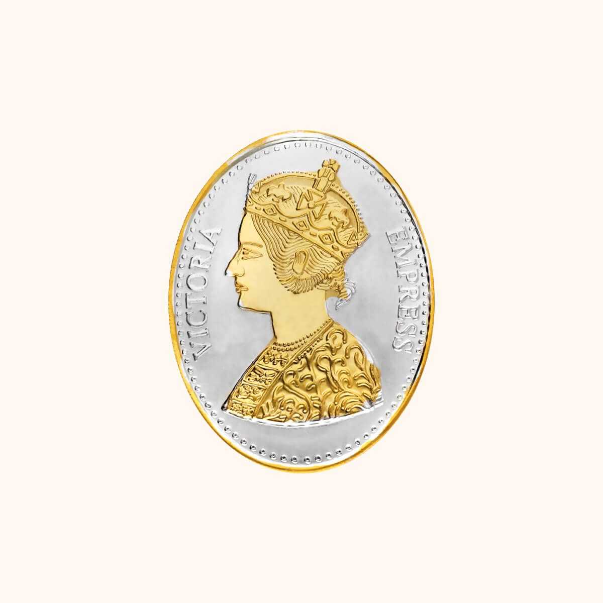 50 Gms Queen Victoria Silver Coin