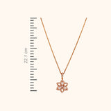 18 KT Diamond Pendant with chain