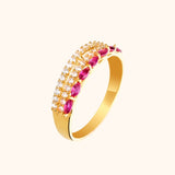gold ring design for female wedding