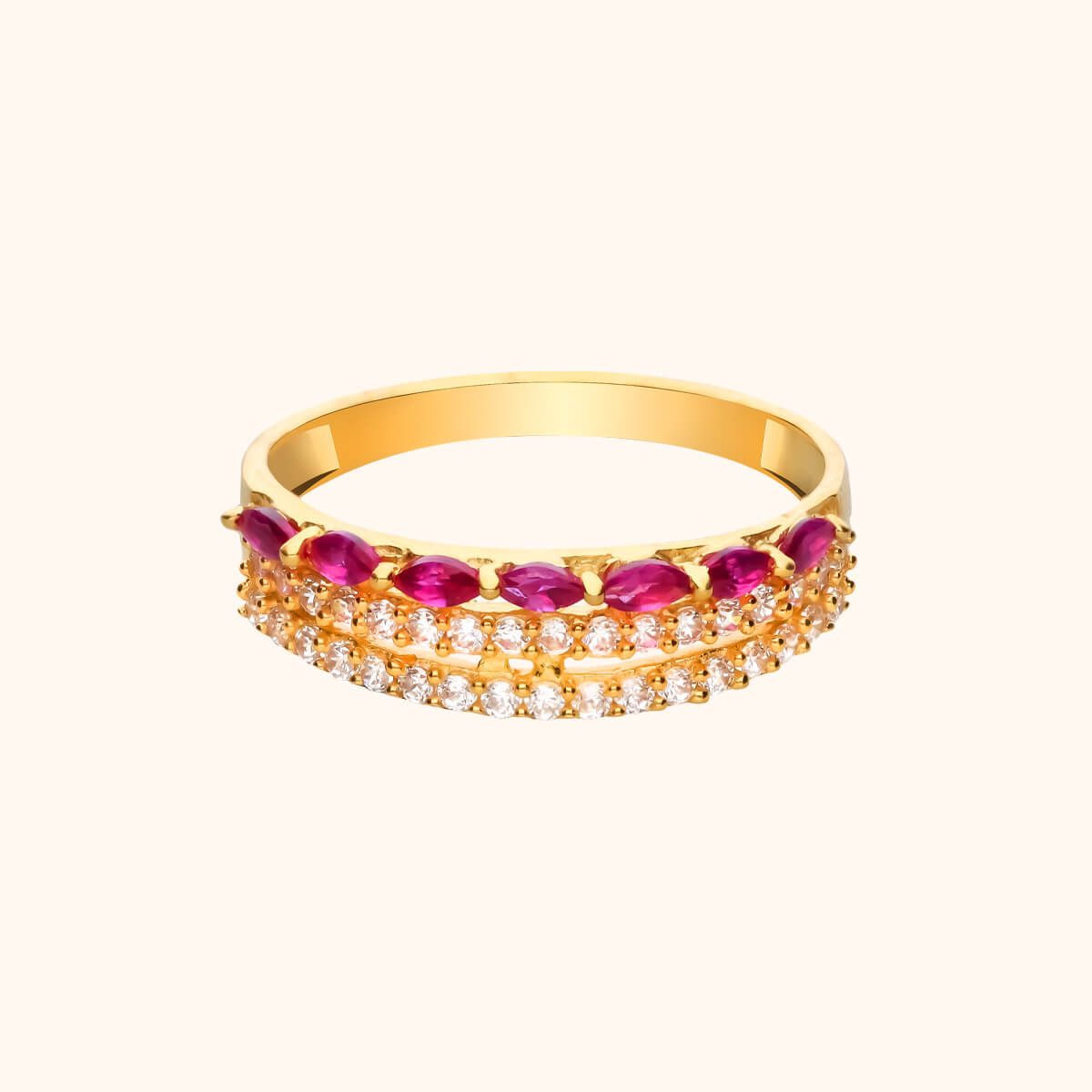 gold ring design for female wedding