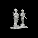 Silver Vishnu Laxmi Idol