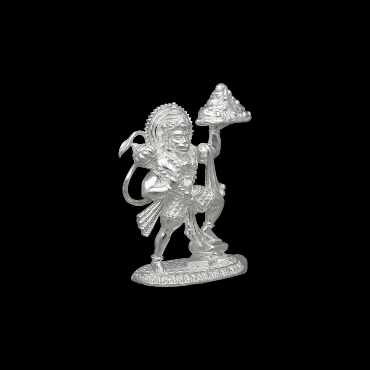 Silver Hanuman Idol