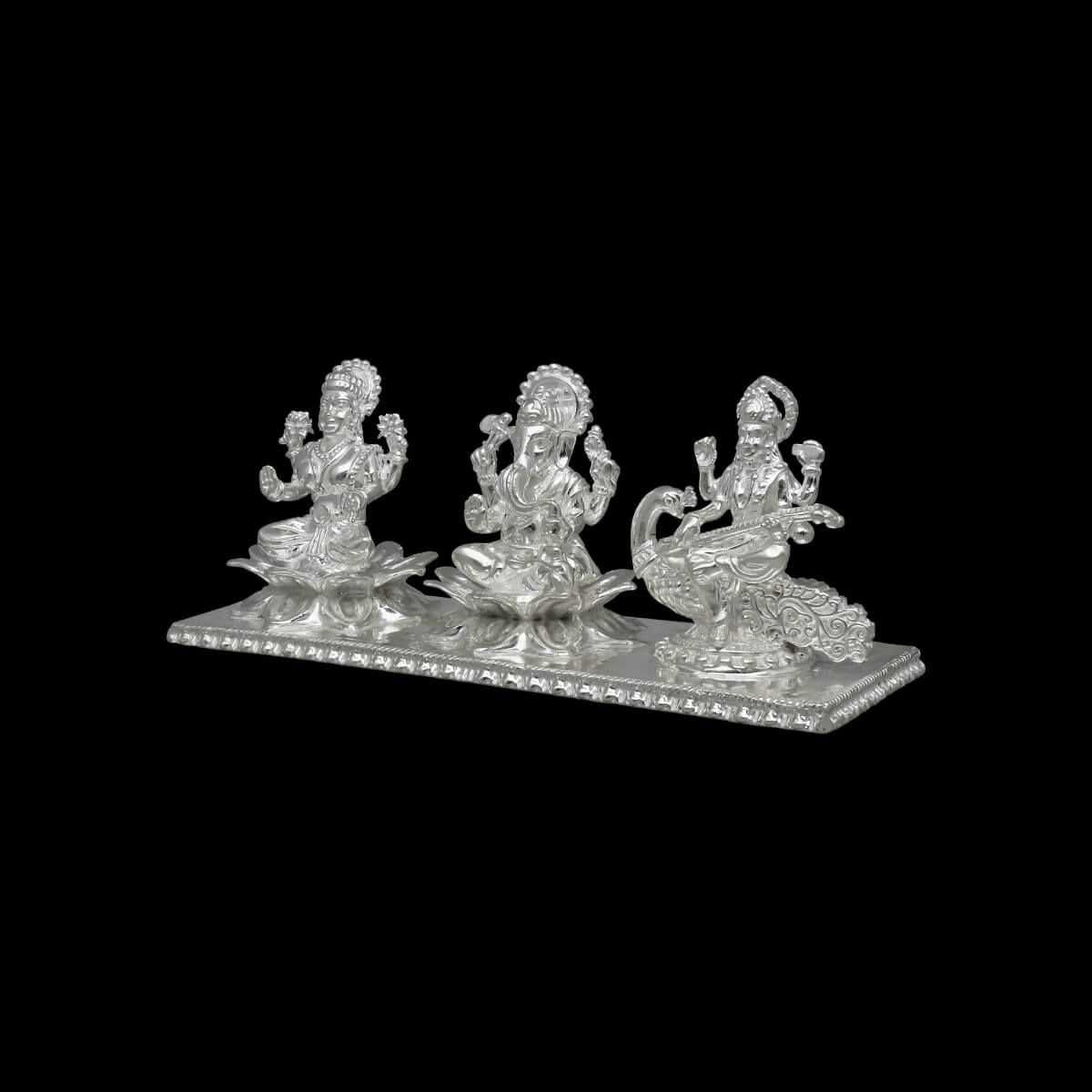 925 Silver Mix Murthi with Rhodium and Lacquer coating for Anti-tarnish.