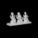 925 Silver Tri Murti Set with Rhodium and Lacquer coating for Anti-tarnish.