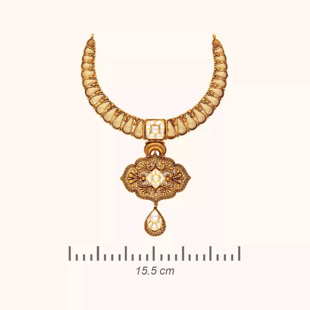 22 KT Antique Gold Necklace