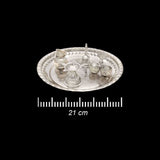 Harmony Silver Puja Thali Set - Silver Pooja Items / Silver Puja Samai