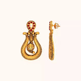 22 KT Antique Gold Earring