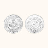 10 Gms Om Ganesh Silver Coin